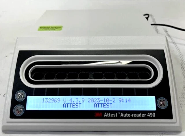 3M Attest Auto-Reader 490H Biological Indicator with Power Adapter