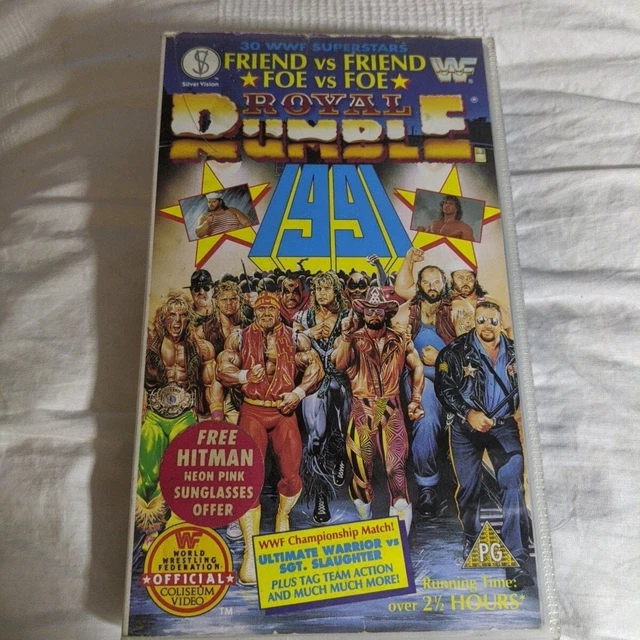 WWF ROYAL Rumble 1993 (VHS, 1993) Silver Vision WWE £4.49 PicClick UK