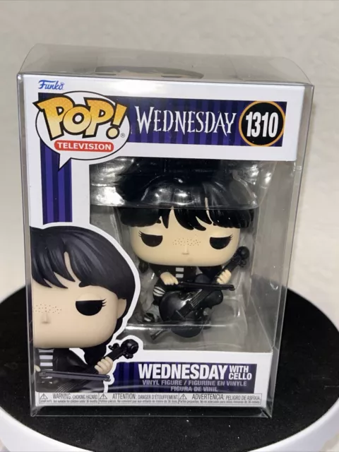 Funko Pop Television: WEDNESDAY with Cello #1310 Funko Shop Exclusive With Case