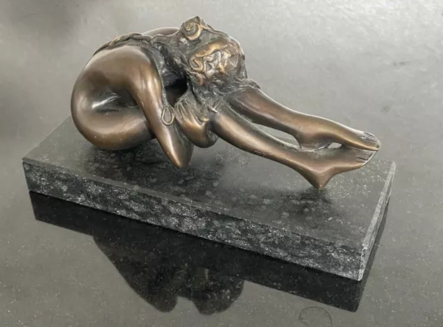 Bruno Bruni Bronzeskulptur LA SORELLA Bronze Skulptur Figur 2