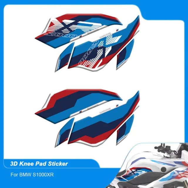 For 2022 2023 BMW S1000XR 3D Gel Side Fuel Tank Gip Decal Sticker Protector Pad