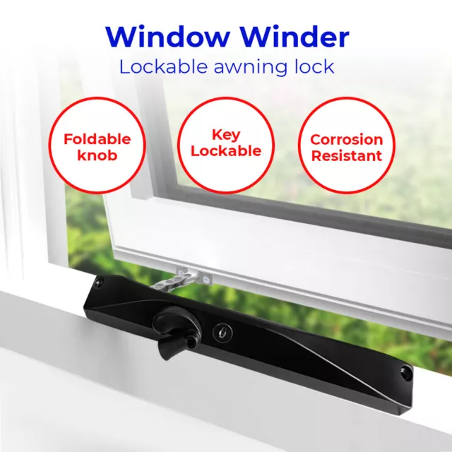 Awning Window Lockable Chain Winder