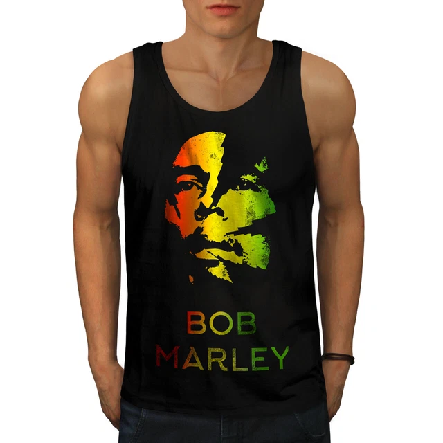 Wellcoda 420  Legend Weed Mens Tank Top, Reggae Active Sports Shirt