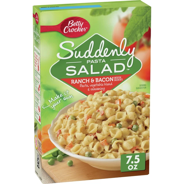 Betty Crocker Suddenly Pasta Ranch & Bacon 222ml X2 Boxen Gewürz Mhd 01/2024