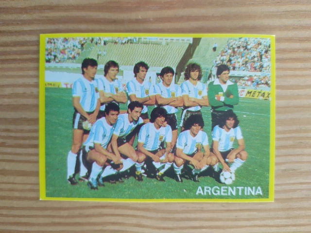 Cromo Coca-Cola Maradona - Mondial 1982 Espagne - Argentine #31 - Collection