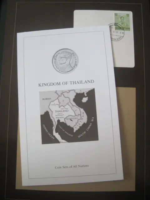 Thailand Coin Set KMS Coin Sets of All Nations Franklin Mint