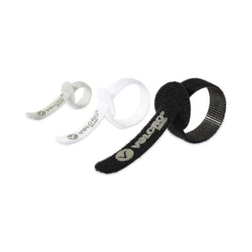 Velcro Brand Portable Cord Tie, 2 ea: 3"x0.25"/5"x0.38"/7"x0.5", 6/PK (VEK30815)