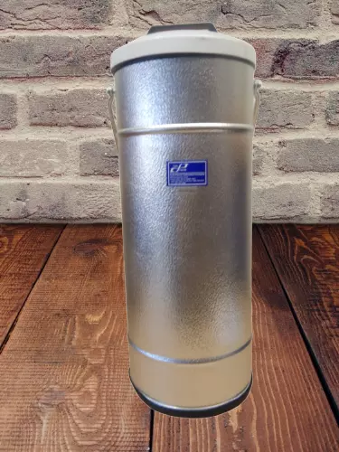 Cole-Parmer Hammer-Forged Aluminum Dewar Flask, 14 L