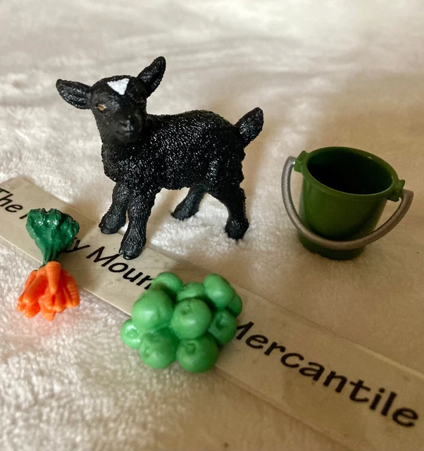 SCHLEICH BLACK GOAT KID Baby Blaze Special Edition NEW SEALED + Accessories/ LOT