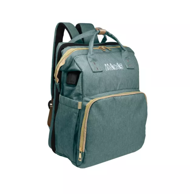 Diaper Crib Bag | MAICAIS Baby Changing Station Backpack | Green 2