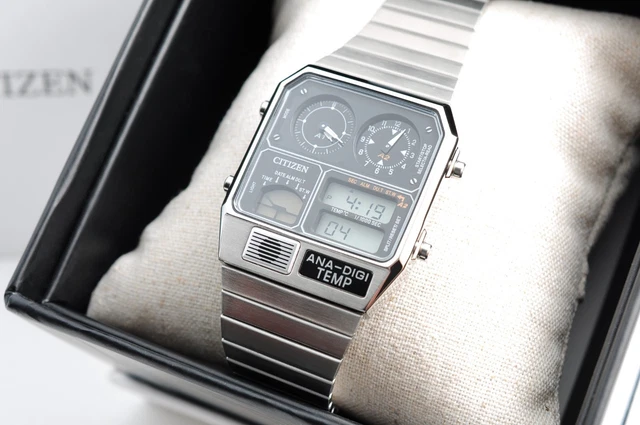 Montre Robot Digi-Ana Citizen 8943 - Vintage - Homme - Quartz - Ne Fonctionne Pas