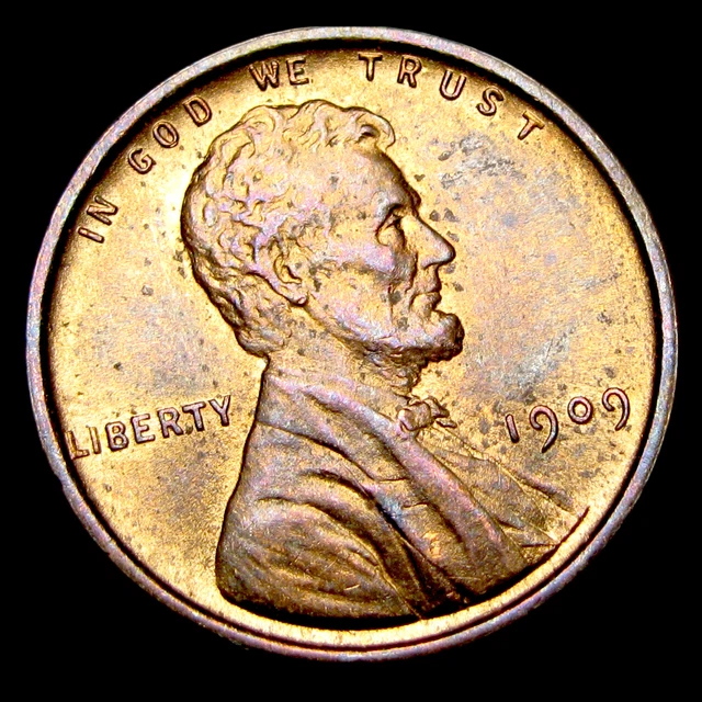 1909 Lincoln Cent Wheat Penny  ---- Gem BU Coin ---- #X136