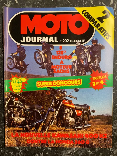 Magazine/ Revue Moto Journal N°202