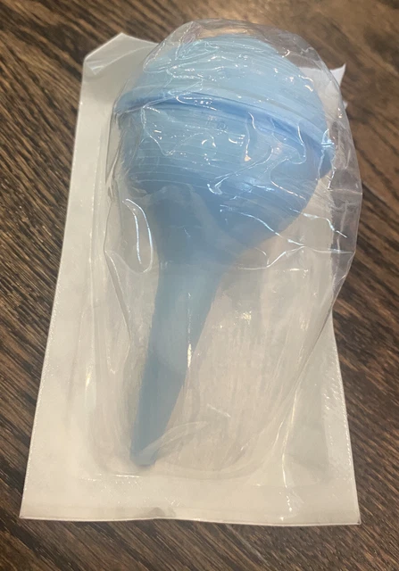 2oz Hand Bulb Ear Ulcer Syringe Sterile Latex Free Sealed Pack- Easy Squeeze-NEW