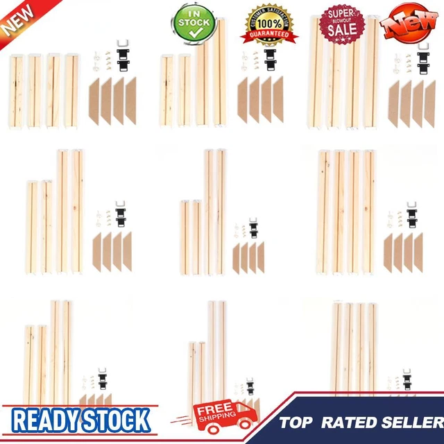 DIY POSTER INNER Frames Practical Wooden for Oil Painting Wall Art for ...
