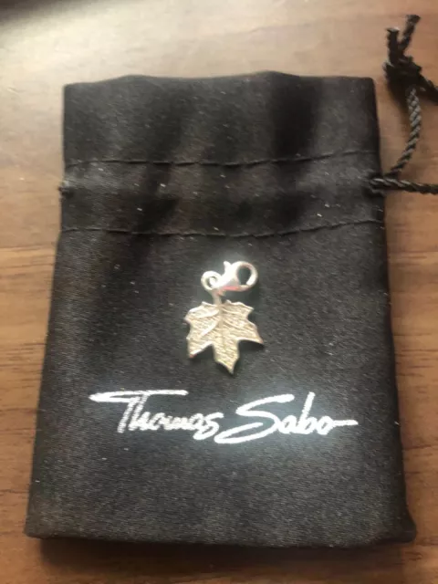 Thomas Sabo Silver Maple Leaf Charm