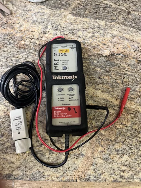 4CC     1Pcs Tektronix P5210 High Voltage Differential HV Probe
