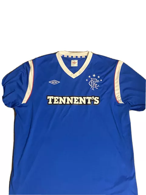 GLASGOW RANGERS 2011/2012 HOME FOOTBALL SHIRT UMBRO 3XL Jersey