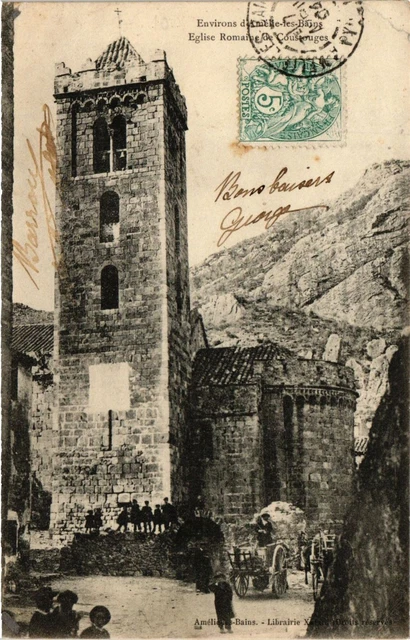 CPA Env. 'Amelia-les-BAINS - Roman Church of Consteuges (292117)