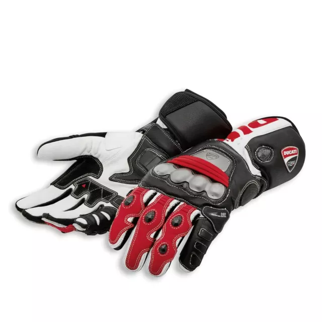 Ducati Corse C5 Gloves - Red/Black/White - L (9) - #981071175