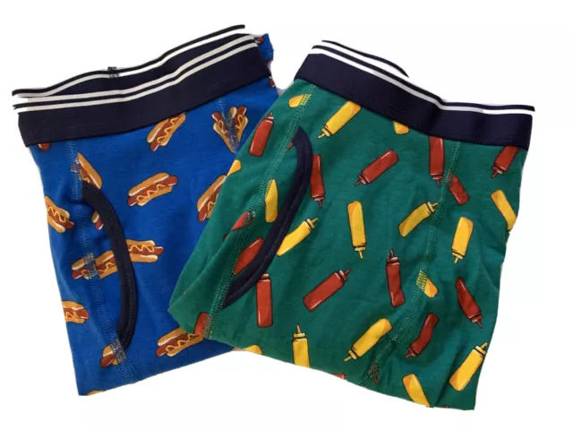 Old Navy Mens Boxers Size XXL Underwear Novelty Hot Dog Ketchup Mustard