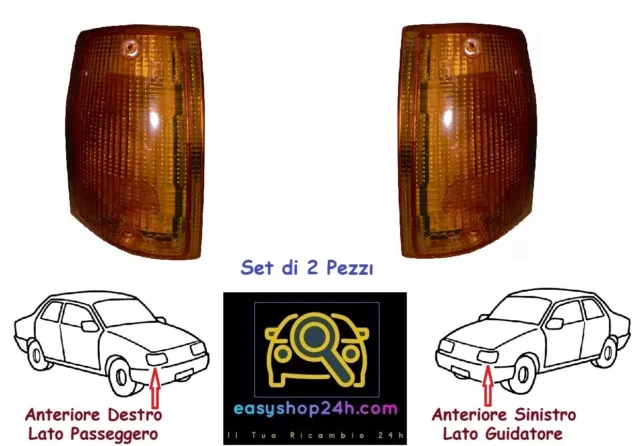 2x FANALE ANTERIORE TRATTORE FIAT LAMBORGHINI ECC. 47447023 - 5177846 LAMPADINE - Foto 8