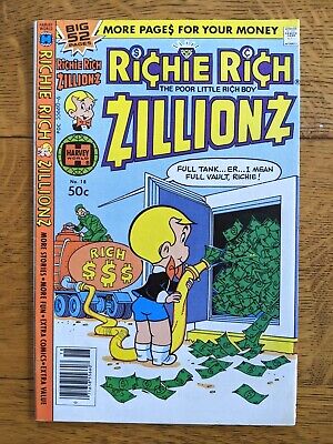 💎 Richie Rich Zillionz #18 (Harvey 1979) Bronze Age Cartoon Comic COMBINE SHIP