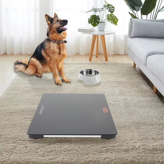 Balanza electrónica digital para mascotas veterinario báscula rastreador de pesas pantalla LCD