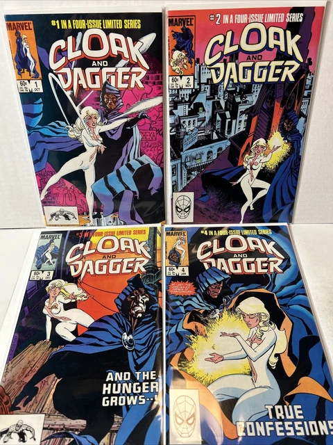Cloak and Dagger Limited Series 1-4 Complete set Marvel 1983 (F/VF)
