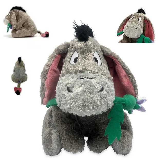 DISNEY STORE EEYORE Soft Toy H24 cm fluffy flower mouth 55th