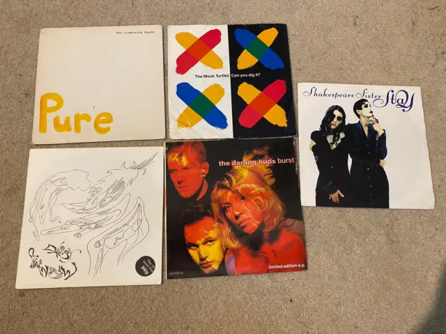 job lot vinyl X 5 90’s Indie Alternative