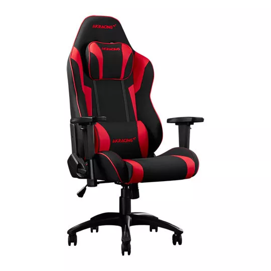 AKRacing Core Series EX Special Ed. Red Gaming Chair, 5/10yr Warranty, Fabric, 3