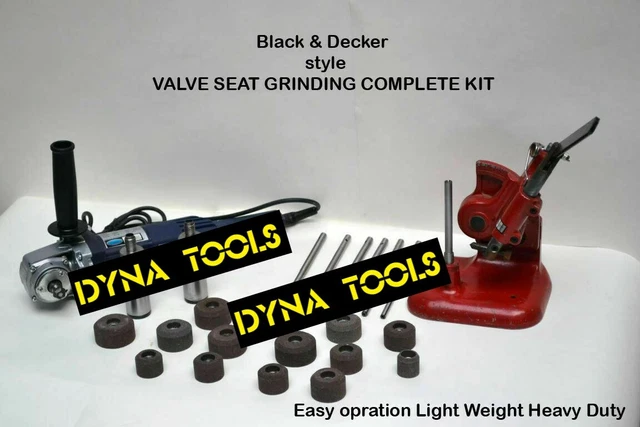 12-Piece Valve Seat Grinding Stone Set With Dresser, 6 Pilots & Holder – Sioux Compatible