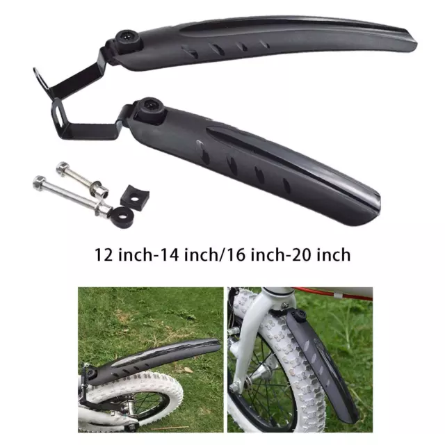 2Pcs Folding Bike Mud Guard Bicycle Mudguards E Bike Fenders for Small Wheel