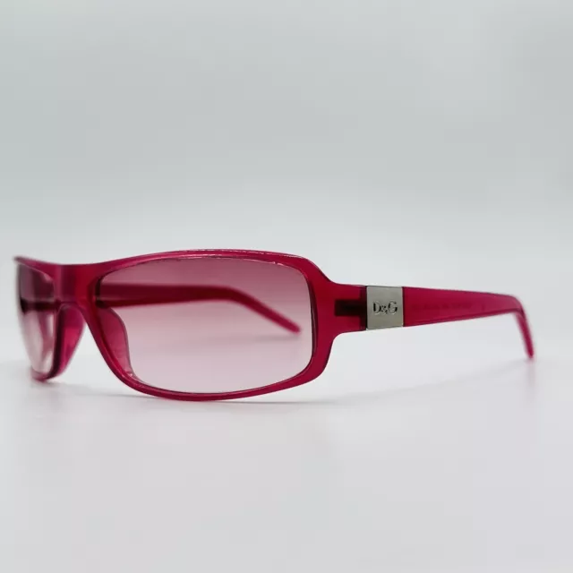 Dolce Gabbana Lunettes Femmes Carré Rose Étroit Histoire DG 2202 486 Neuf 2