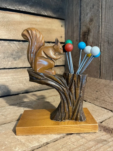 Porte Pique A Escargot Pique Apéritif Bois De Cerf Ou Autre Vintage