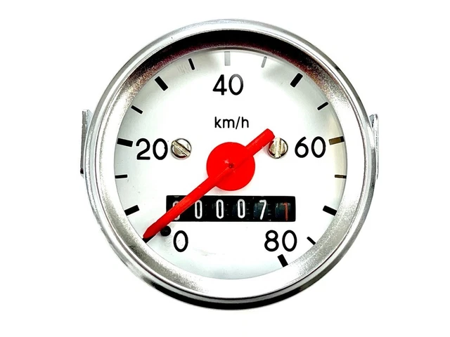 thumbnail interactive-video image 1 of Replika Speedometer With Tachometer And 12V Bulbs For Simson S50 / S51 - Black Ring 1 of 2
