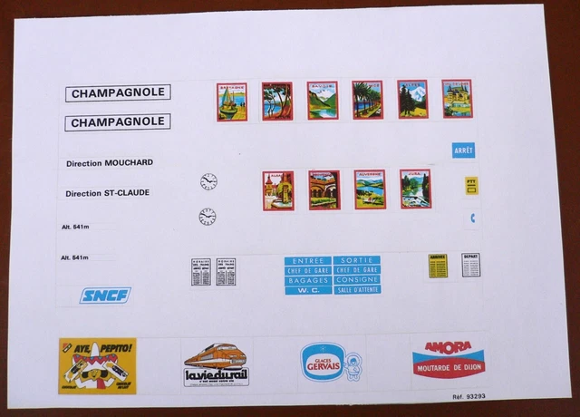 HO PLANCHE DE DETAILLAGE AUTOCOLLANTE