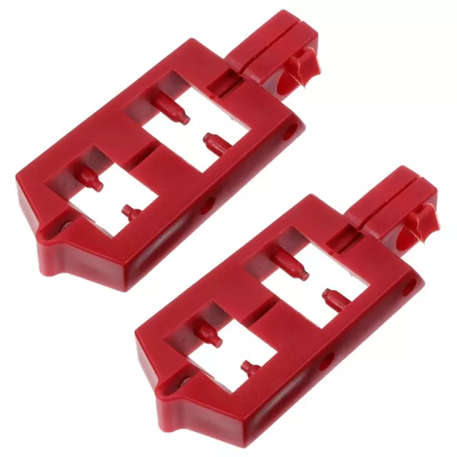 2pcs Circuit Breaker Lockout Universal Electrical Tagout Sperren (rot)