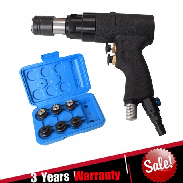 Handheld Pneumatic Tapping Machine Air Drill Tapper Tool 400rpm & M3~M12 Chucks