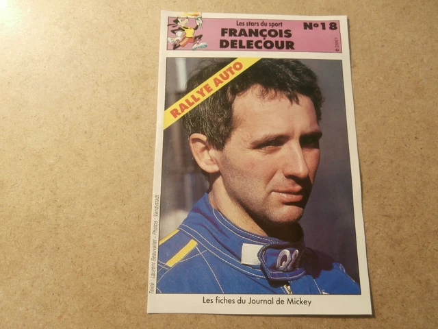 FRANCOIS DELECOUR, RARE VINTAGE 90s ROOKIE CARD, COLLECTOR (JT29