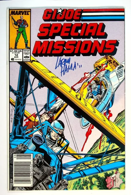 GI Joe Special Missions #12 Newsstand Signed by Larry Hama Marvel Comics