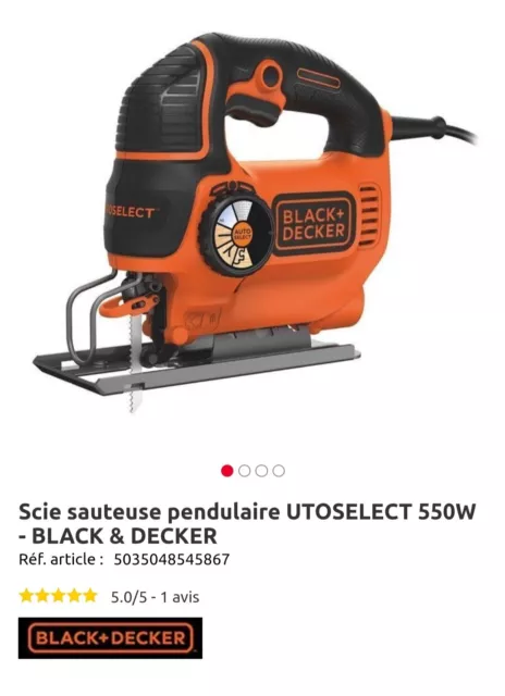 Black & Decker KS801SE-QS scie sauteuse 550 W Neuve Sous Emballage !