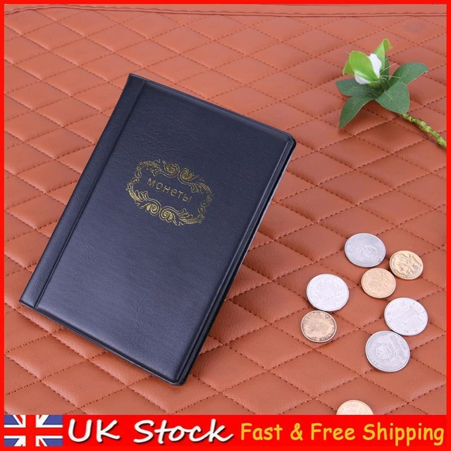 120 Pockets Coins Collection Album Smooth Coins Album Book Household Accessories