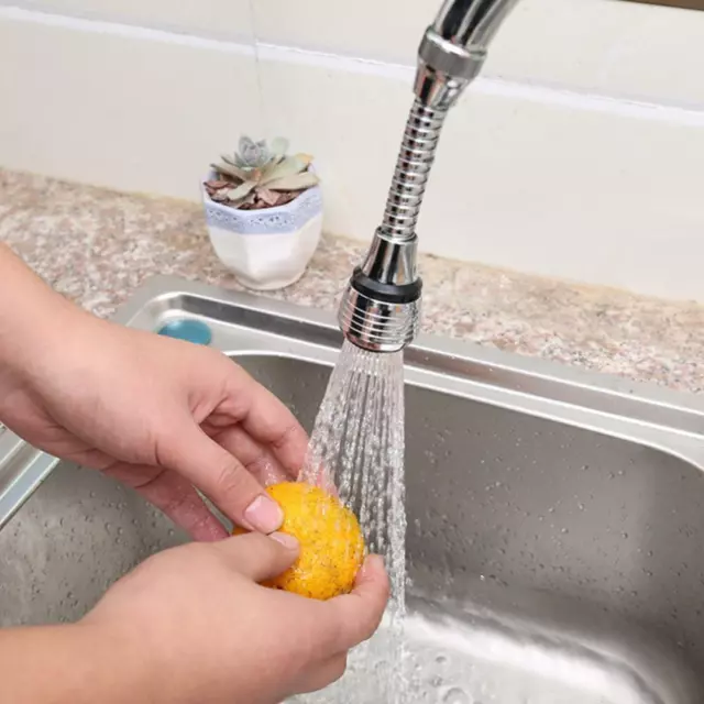 360 Degree Faucet Nozzle Mixer Sink  Swivel Tap Aerator Dual Spray Kitchen Tool