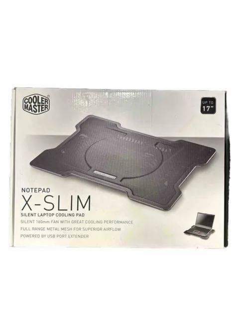 Cooler Master - R9-NBC-XSLI-GP - NotePal X-Slim Laptop Cooling Pad