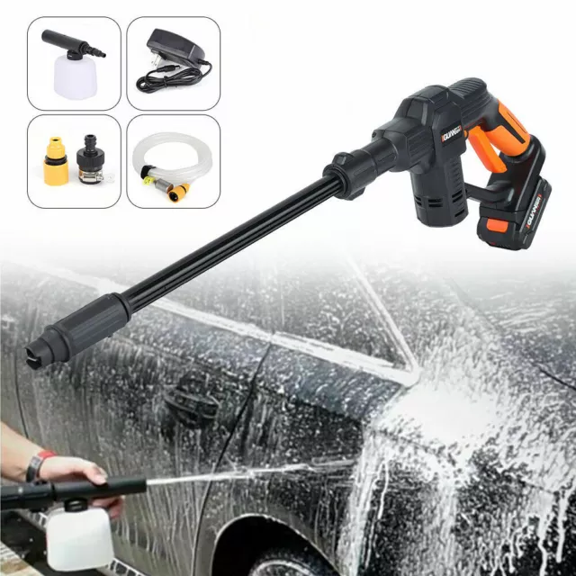 Portable Car Auto Car Cordless Washing Gun Wash Pump Pressure Washer Cleaner