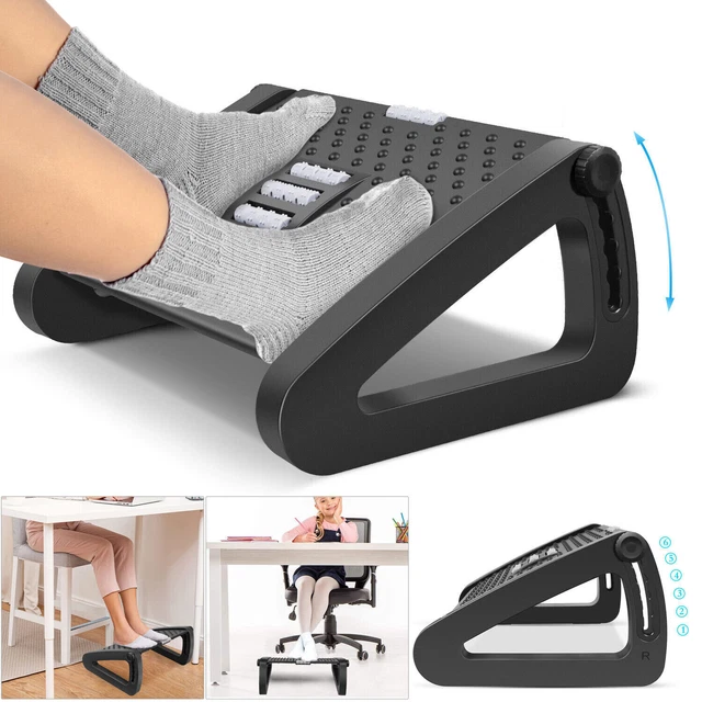 Fußstütze Fußbank Höhe Neigung Schreibtisch Büro Fußablage Fußhocker ergonomisch