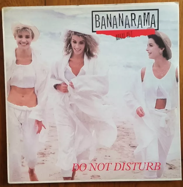 DISQUE VINYLE MAXI 45t 12" BANANARAMA « Do not disturb » POP FRANCE 1982