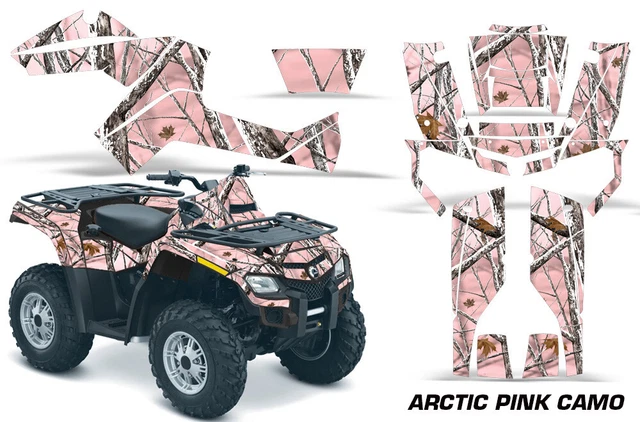 Atv Grafica Kit Decalcomania Per Outlander 500/650/800/1000 06-12 Artico Pnk
